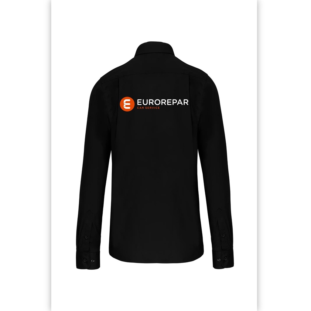 Chemise de travail avec broderie 