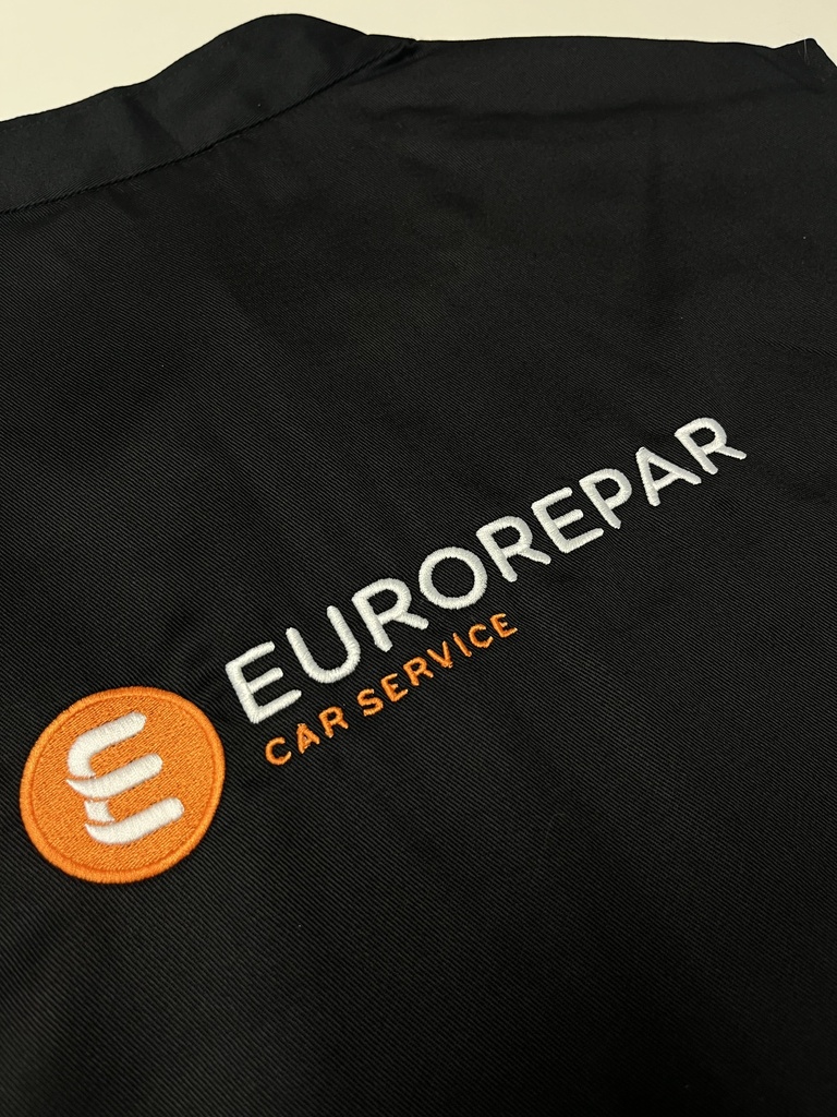 Gilet de travail avec broderie