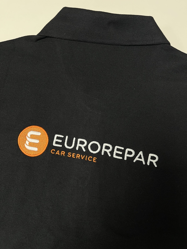 Polo de travail avec broderie