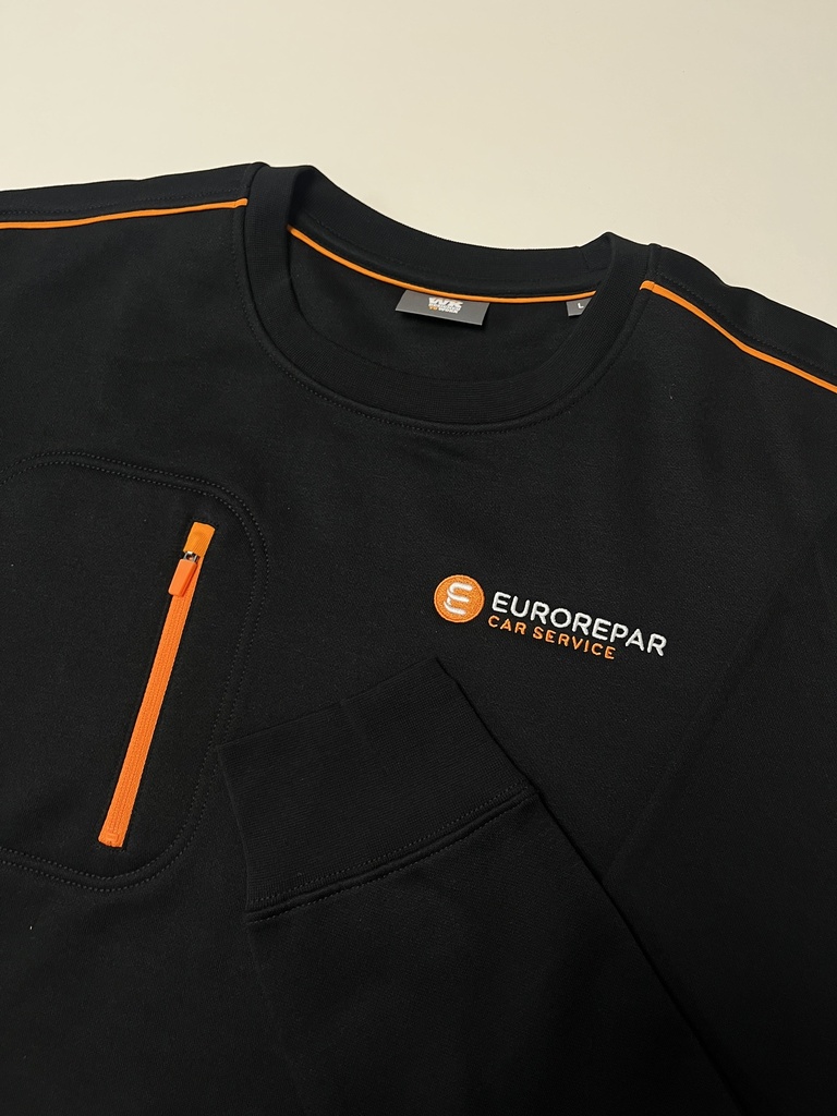 Sweat-shirt de travail avec broderie