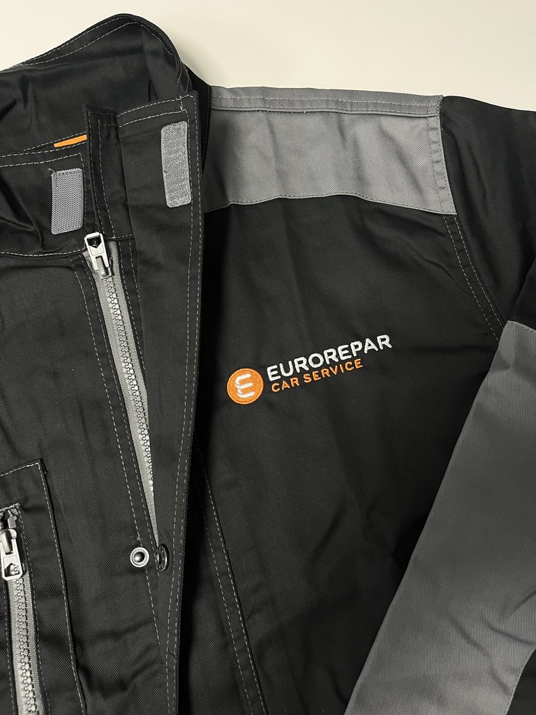 Veste de travail avec broderie