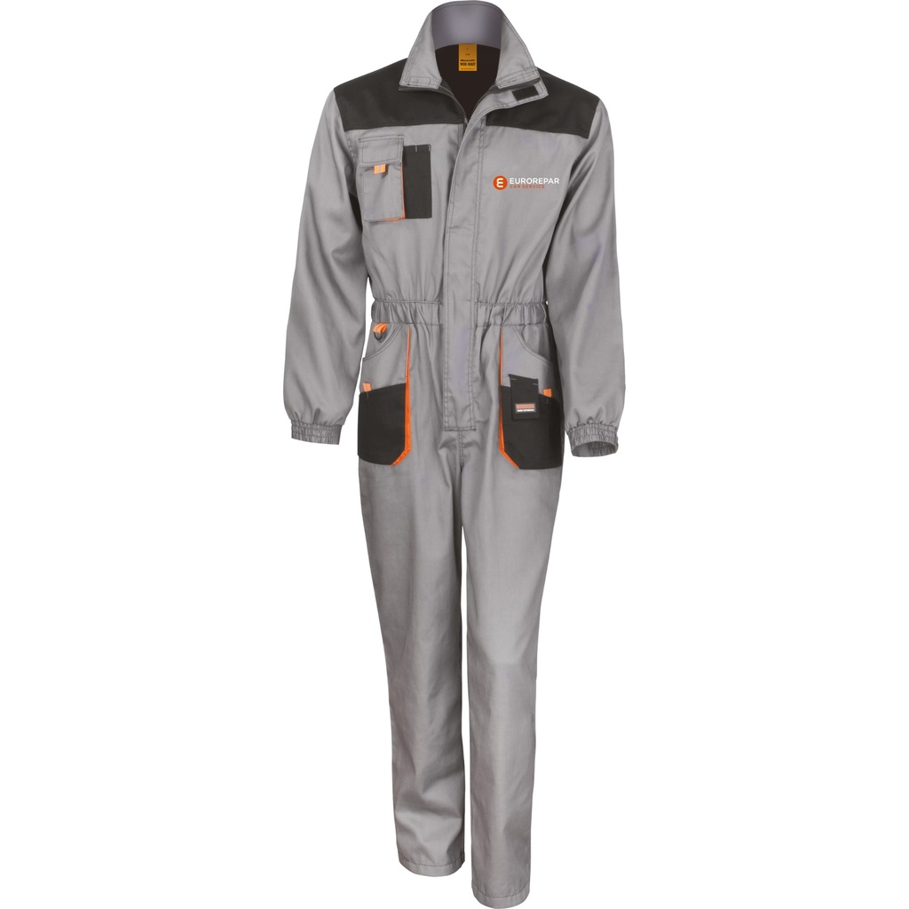 [ERCS-W070-S] Coverall with embroidery  (Small)