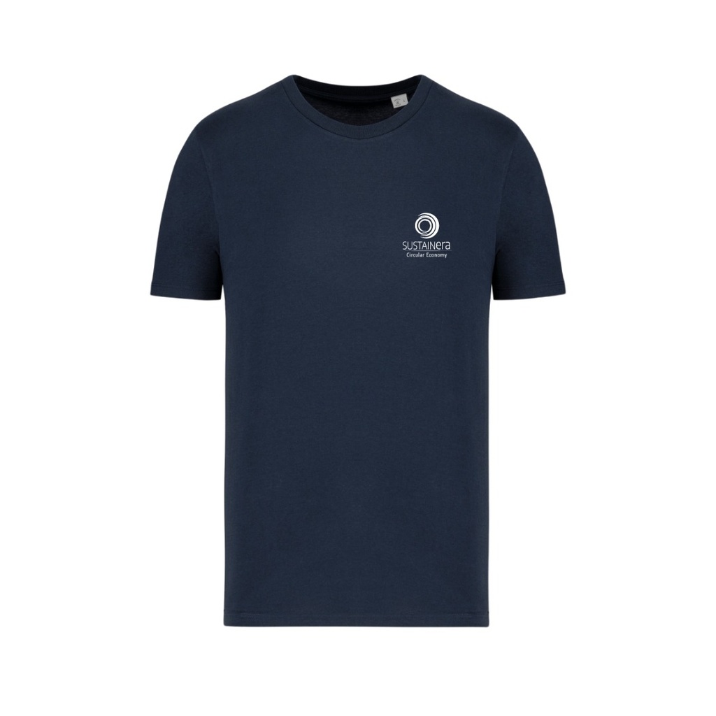 [SUST-0460] Geborduurd biologisch katoenen T-shirt 