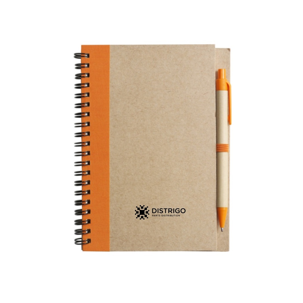Cuaderno con espirales reciclado