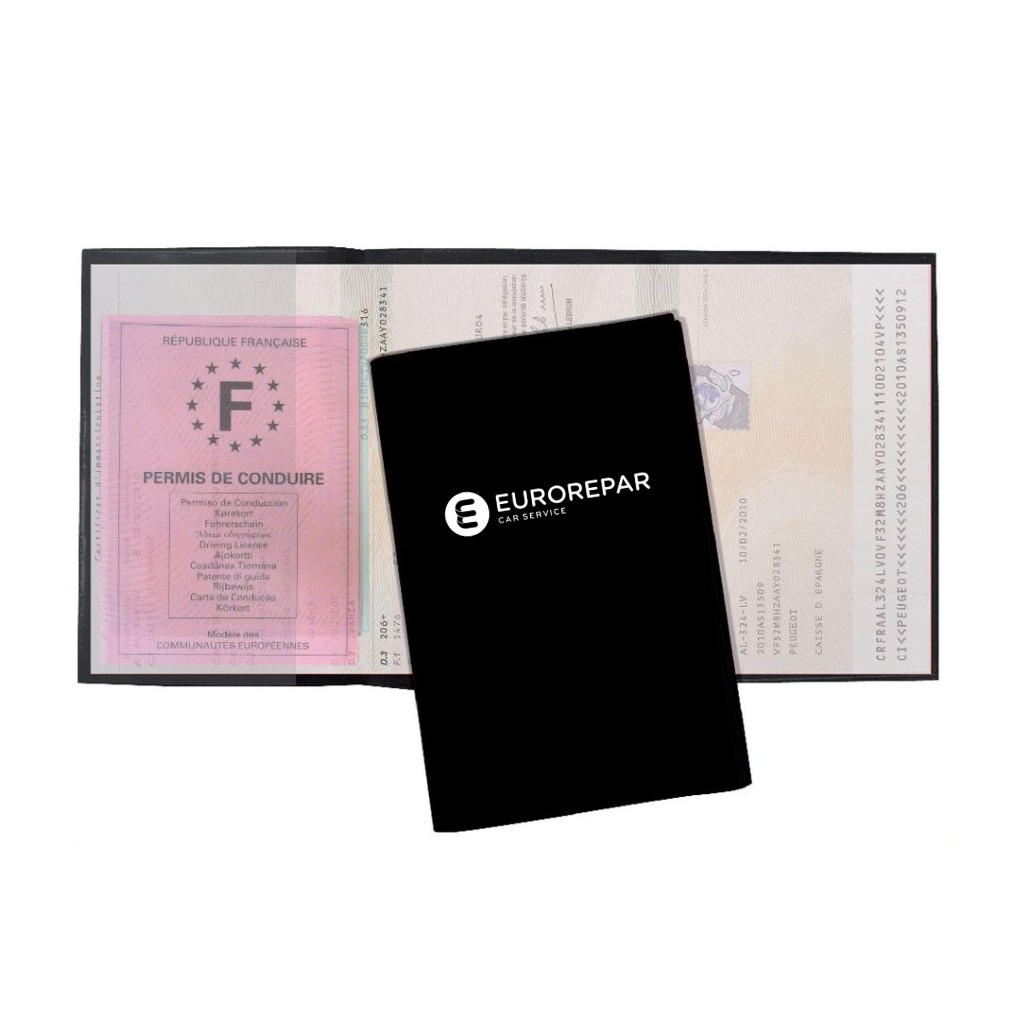 Portatarjetas del permiso de circulación 