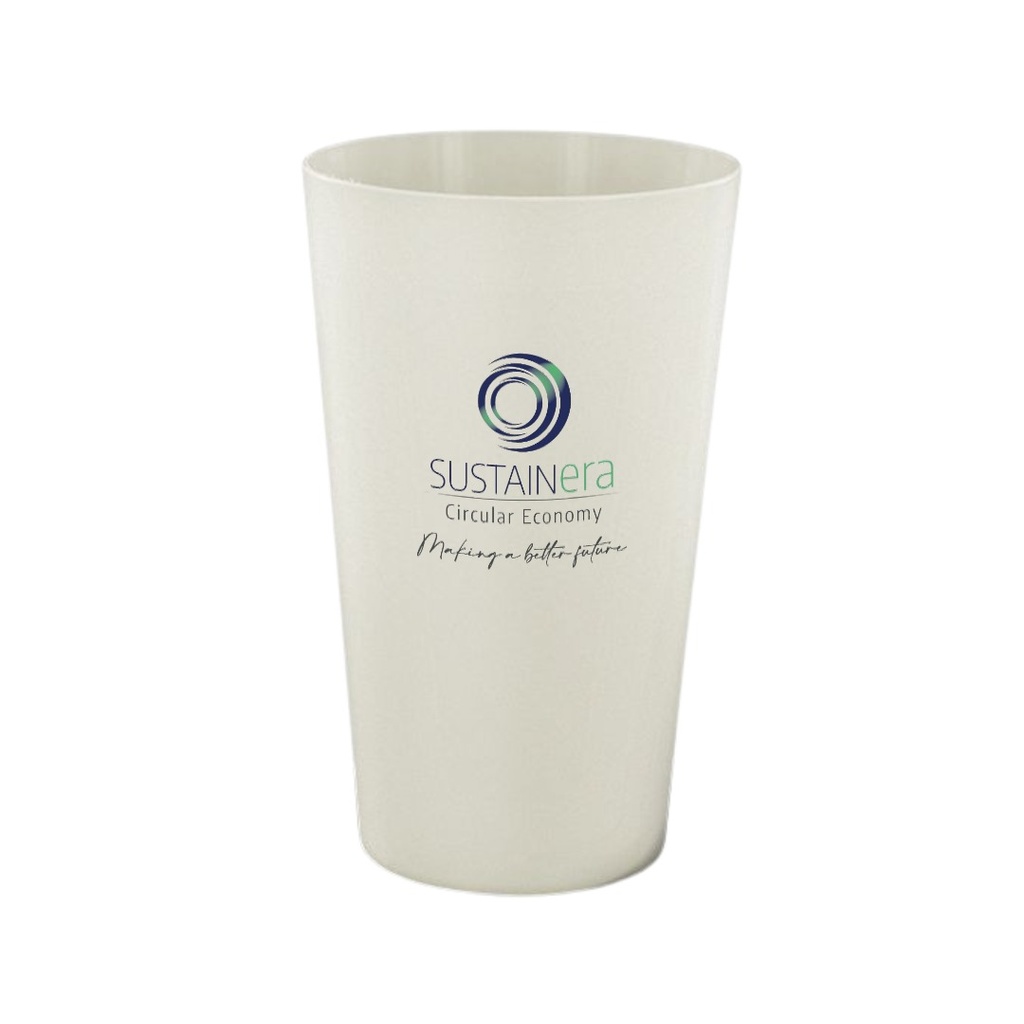 [SUST-0010] Herbruikbare biocomposiet beker 30cl  