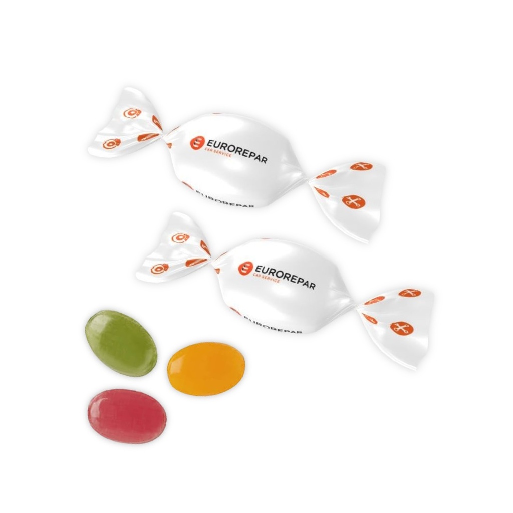 [ERCS-0050] Multifruit snoepjes in wikkels (1 KG) 