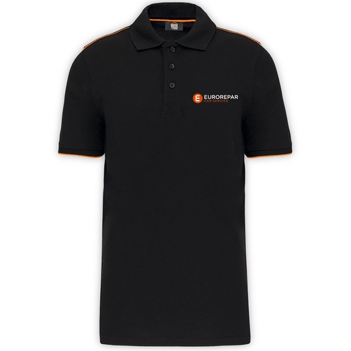 Polo de travail avec broderie